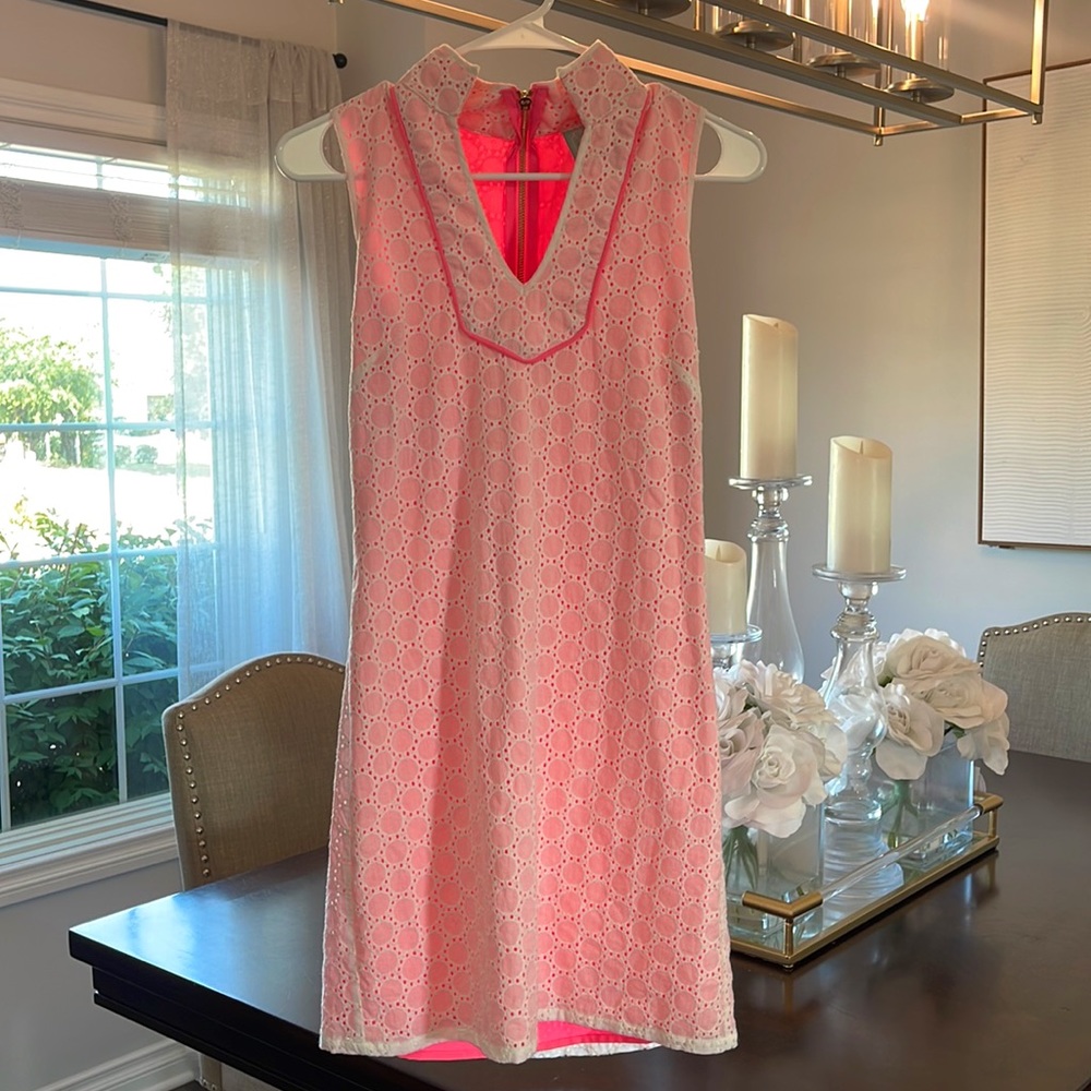 Sail to Sable Classic Pink Lace Overlap Dress XXS Worn Once